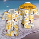 Captain Morgan Hawaiian Shirt Summer Holiday Gift For Rum Lovers Captain Morgan Hawaiian Shirt Summer Holiday Gift For Rum Lovers