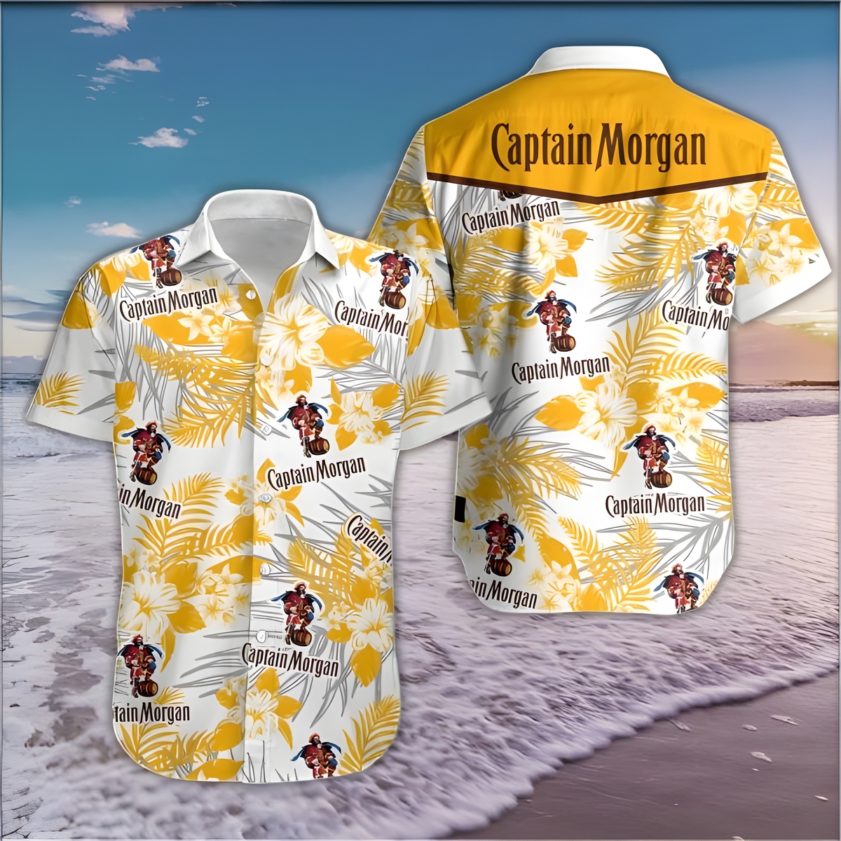 Captain Morgan Hawaiian Shirt Summer Holiday Gift For Rum Lovers