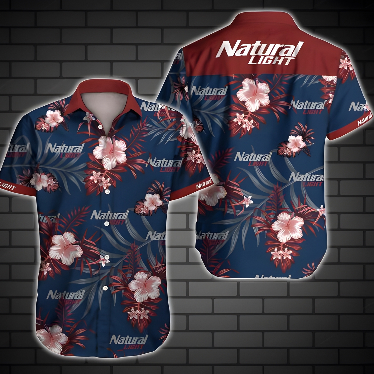 Special Natural Light Hawaiian Shirt Birthday Gift For Beer Lovers