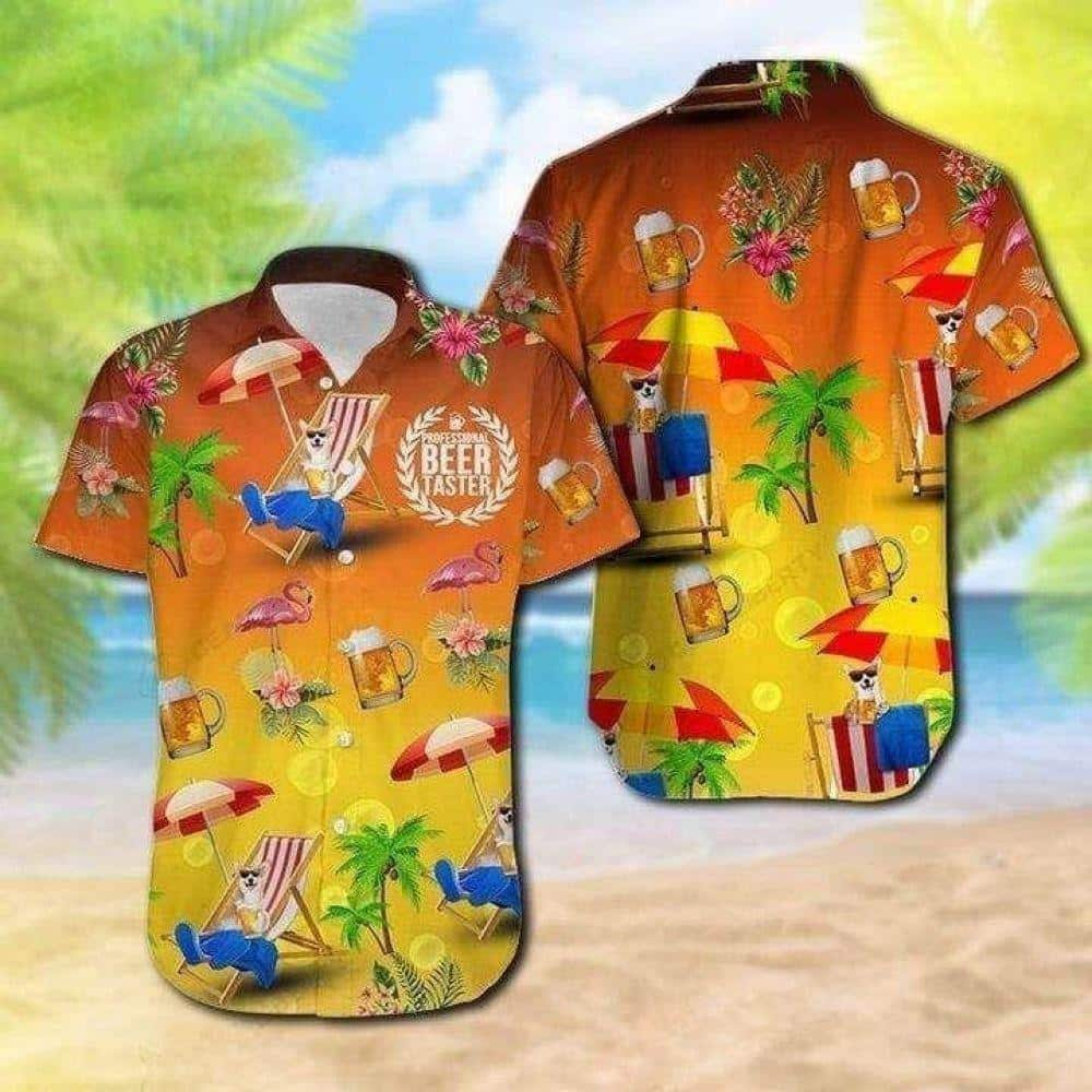 Professional Beer Taster Hawaiian Shirt Beach Gift For Beer Enthusiast