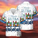 Michelob Ultra Hawaiian Shirt Pineapple Blue Tropical Leaf Beach Lovers Gift Michelob Ultra Hawaiian Shirt Pineapple Blue Tropical Leaf Beach Lovers Gift