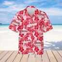 Coors Light Beer Hawaiian Shirt Tropical Flower Gift For Beer Enthusiasts