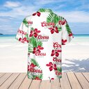 White Aloha Coors Light Hawaiian Shirt Beach Gift For Summer Holiday
