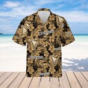 Vintage Guinness Hawaiian Shirt Tropical Flower Gift For Girlfriend
