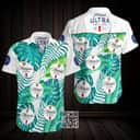 Michelob Ultra Beer Hawaiian Shirt Tropical Palm Leaves Summer Holiday Gift