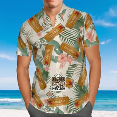 Michelob Ultra Pure Gold Hawaiian Shirt Gift For Hawaii Lovers Michelob Ultra Pure Gold Hawaiian Shirt Gift For Hawaii Lovers