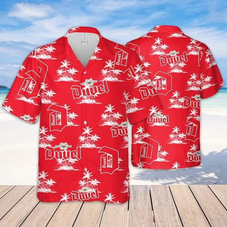 Duvel Hawaiian Shirt Coconut Island Gift For Beach Trip