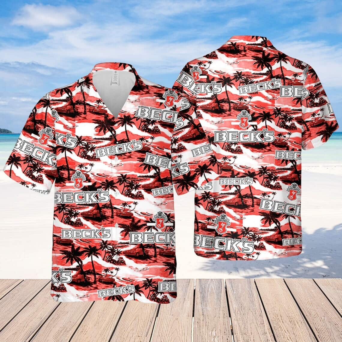 Beck's Beer Hawaiian Shirt Summer Holiday Gift For Beer Drinkers