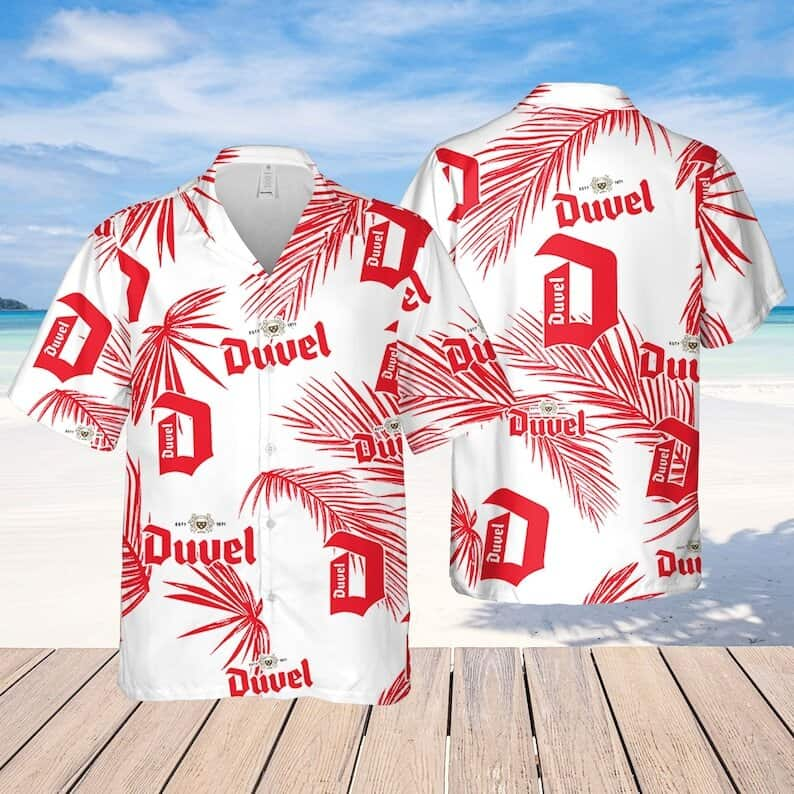 Basic Duvel Beer Hawaiian Shirt Palm Leaves Gift For Her