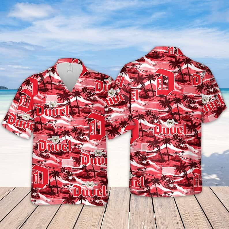 Summer Vibes Duvel Beer Hawaiian Shirt Practical Beach Gift For Beer Enthusiast