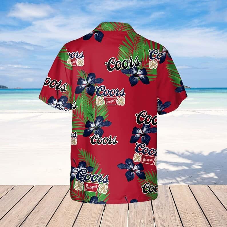Red Coors Banquet Beer Hawaiian Shirt Trendy Red Coors Banquet Beer Hawaiian Shirt Trendy