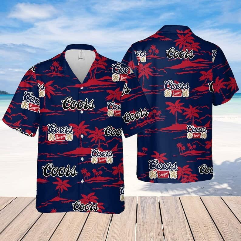 Coors Banquet Beer Hawaiian Shirt Summer Gift For Beer Drinkers