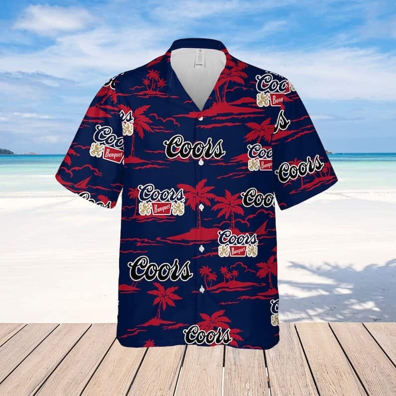 Coors Banquet Beer Hawaiian Shirt Summer Gift For Beer Drinkers Coors Banquet Beer Hawaiian Shirt Summer Gift For Beer Drinkers