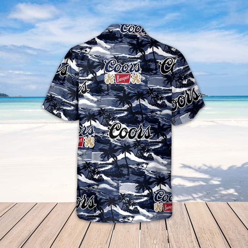 Black Coors Banquet Hawaiian Shirt Gift For Beer Enthusiast Black Coors Banquet Hawaiian Shirt Gift For Beer Enthusiast