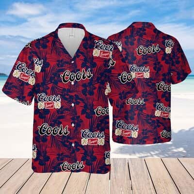 Coors Banquet Beer Hawaiian Shirt Tropical Flower Practical Beach Gift For Beer Lovers