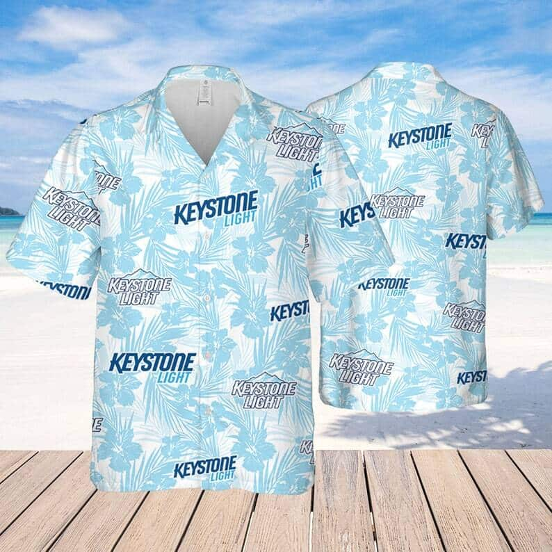 Keystone Light Beer Hawaiian Shirt Practical Beach Gift For Summer Holiday