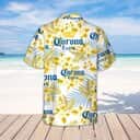 Corona Extra Beer Hawaiian Shirt Tropical Flora Gift For Beach Lovers Corona Extra Beer Hawaiian Shirt Tropical Flora Gift For Beach Lovers