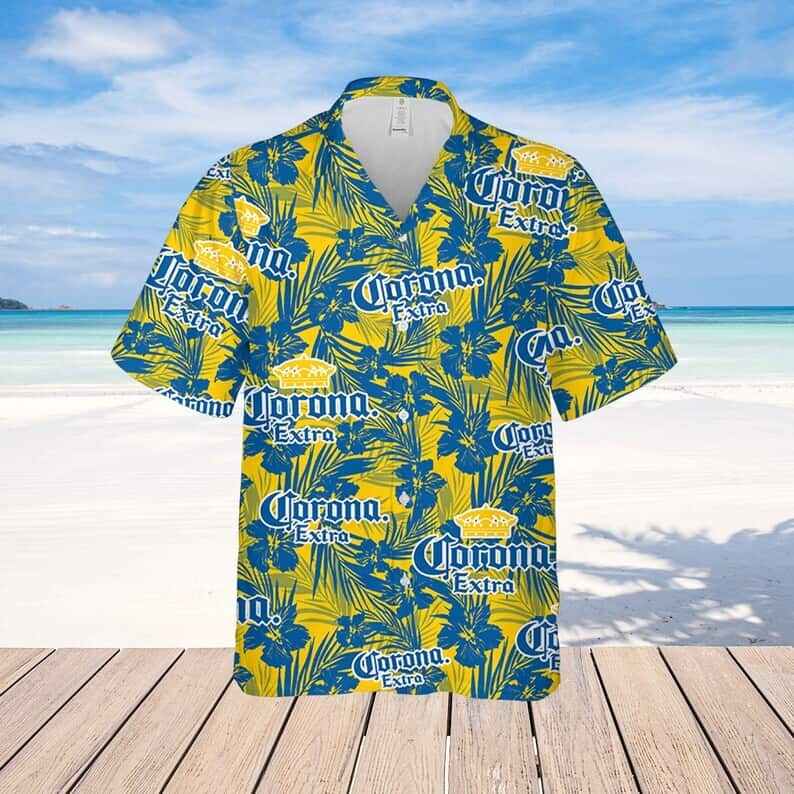 Aloha Corona Extra Beer Hawaiian Shirt Best Beach Gift For Boyfriend