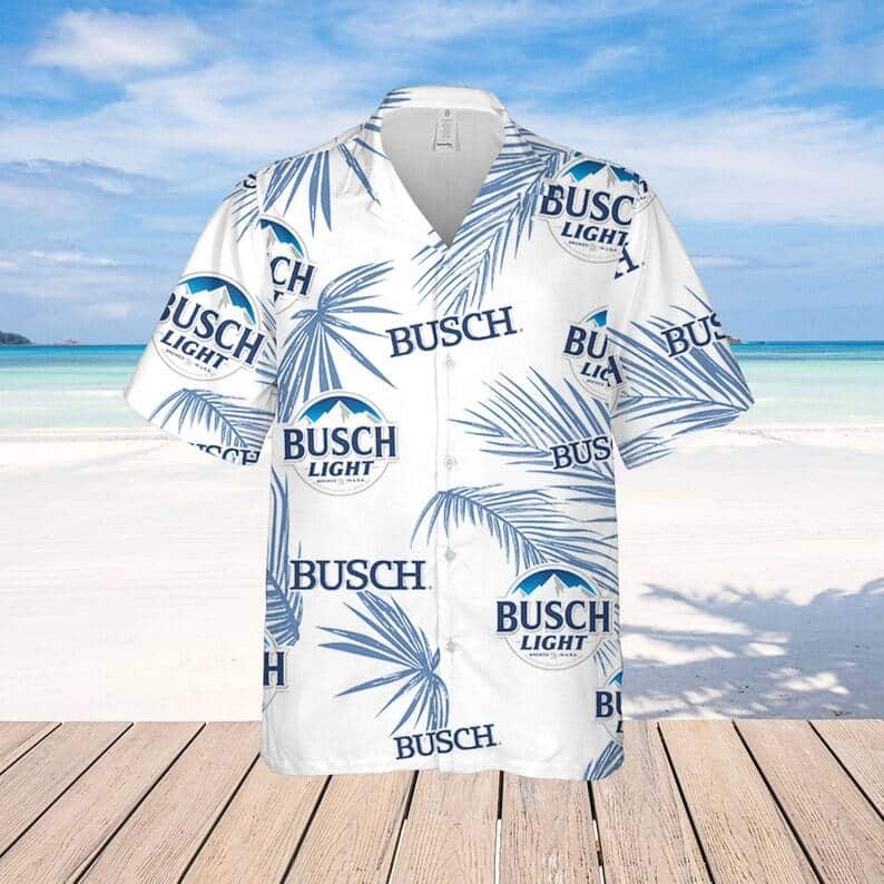 Busch Light Hawaiian Shirt Special Beer Gift For Beach Vacation Busch Light Hawaiian Shirt Special Beer Gift For Beach Vacation