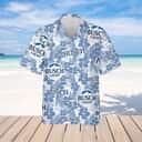 Classic Busch Light Beer Hawaiian Shirt Tropical Flower Summer Lovers Gift