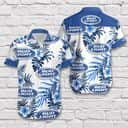 Bud Light Hawaiian Shirt Hibiscus Flower Gift For Beer Drinkers