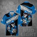 Bud Light Hawaiian Shirt Skeleton Cool Gift For Beer Lovers Bud Light Hawaiian Shirt Skeleton Cool Gift For Beer Lovers