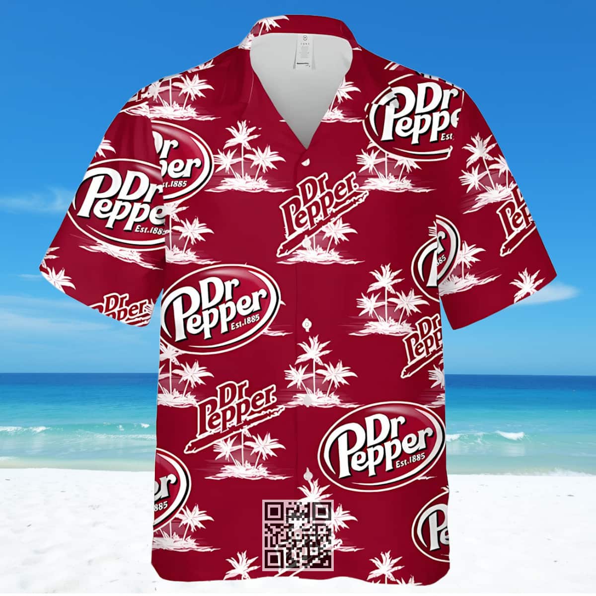 Dr Pepper Beer Hawaiian Shirt Coconut Island Pattern Gift For Beach Trip Dr Pepper Beer Hawaiian Shirt Coconut Island Pattern Gift For Beach Trip