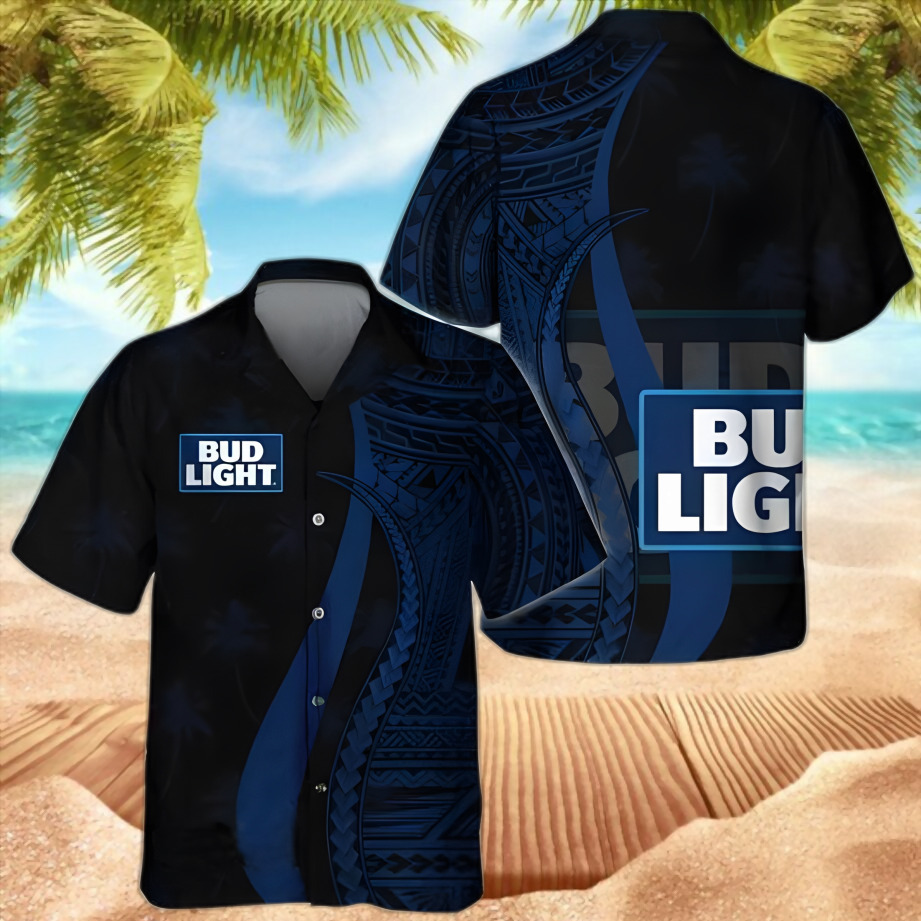 Bud Light Hawaiian Shirt Polynesian Gift For Friends