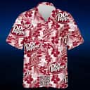 Dr Pepper Hawaiian Shirt Tropical Flower Pattern Gift For Beach Trip Dr Pepper Hawaiian Shirt Tropical Flower Pattern Gift For Beach Trip