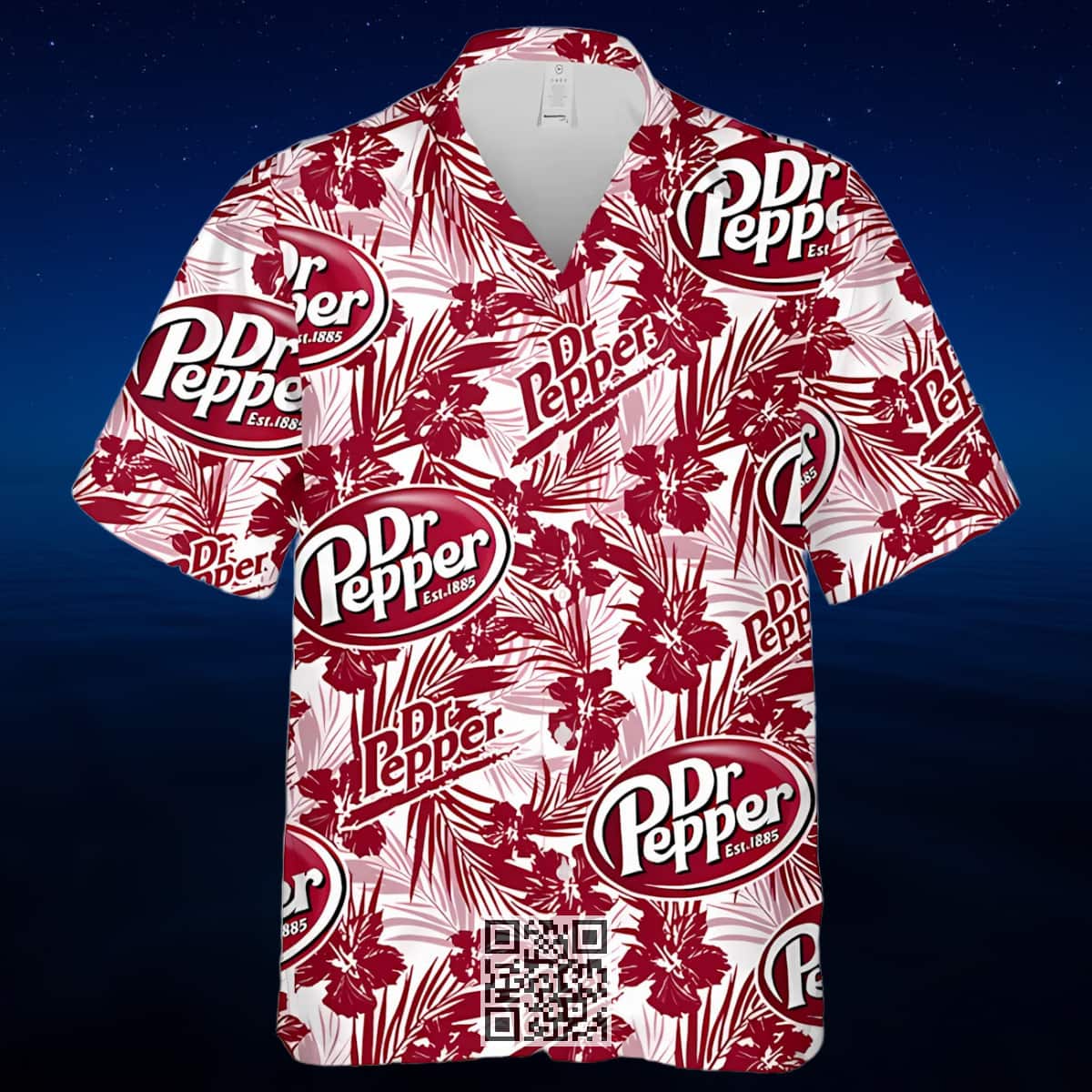 Dr Pepper Hawaiian Shirt Tropical Flower Pattern Gift For Beach Trip Dr Pepper Hawaiian Shirt Tropical Flower Pattern Gift For Beach Trip