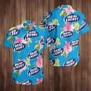 Bud Light Hawaiian Shirt Pink Hibiscus Flower Gift For Her Bud Light Hawaiian Shirt Pink Hibiscus Flower Gift For Her