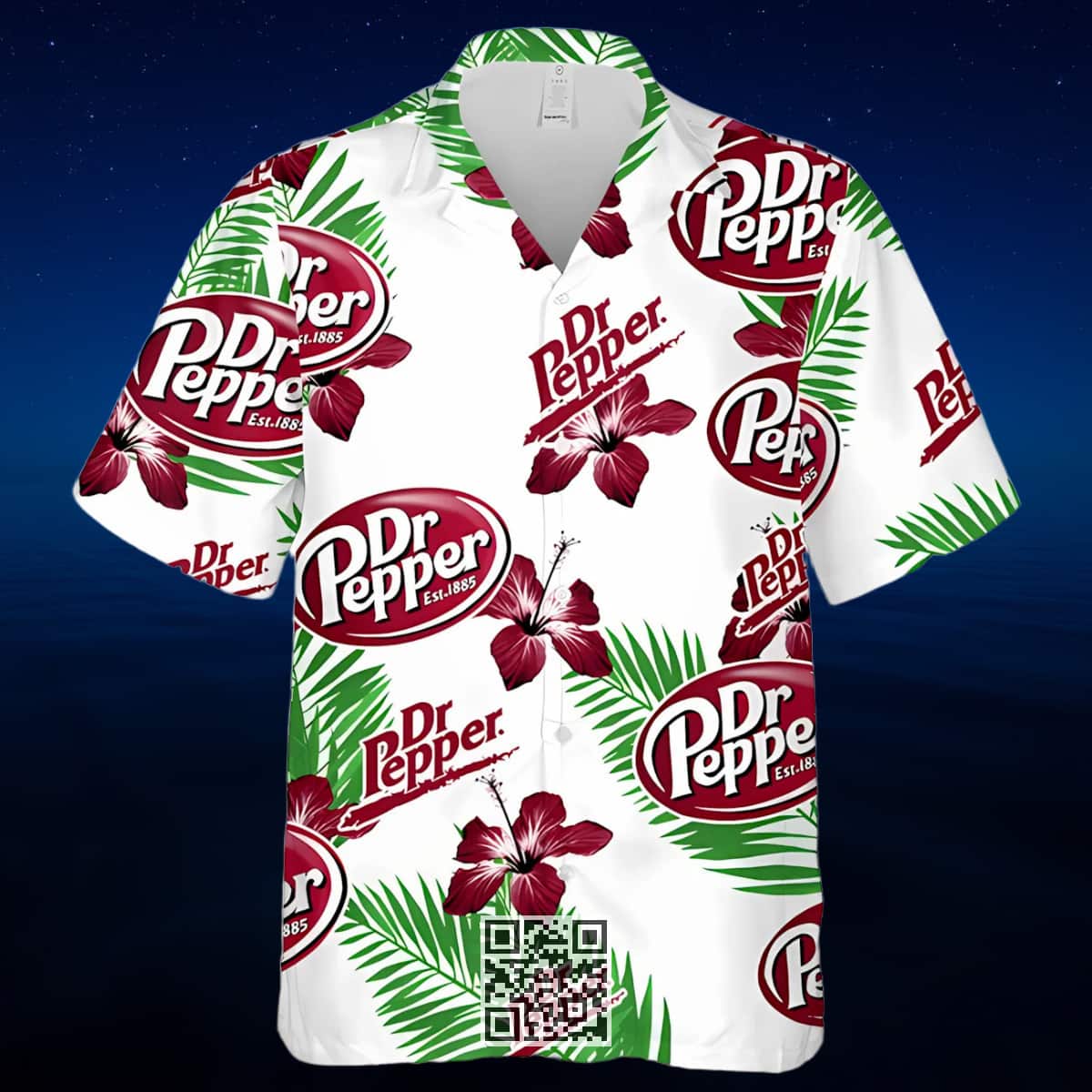 Dr Pepper Hawaiian Shirt Hibiscus Flower Beach Gift For Friend Dr Pepper Hawaiian Shirt Hibiscus Flower Beach Gift For Friend