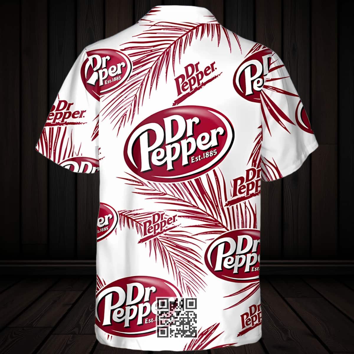 Dr Pepper Hawaiian Shirt Palm Leaves Pattern Summer Beach Gift Dr Pepper Hawaiian Shirt Palm Leaves Pattern Summer Beach Gift