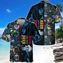 Bud Light Hawaiian Shirt Wish You Were Beer Summer Gift For Beer Drinkers
