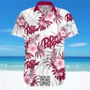 Dr Pepper Hawaiian Shirt Tropical Flower Beer Lovers Gift