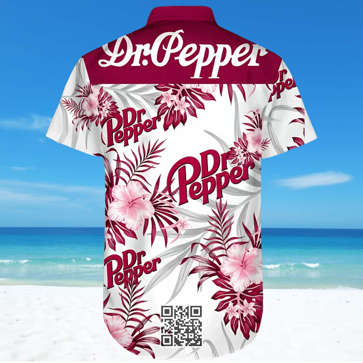 Dr Pepper Beer Hawaiian Shirt Tropical Flower Pattern All Over Print Dr Pepper Beer Hawaiian Shirt Tropical Flower Pattern All Over Print