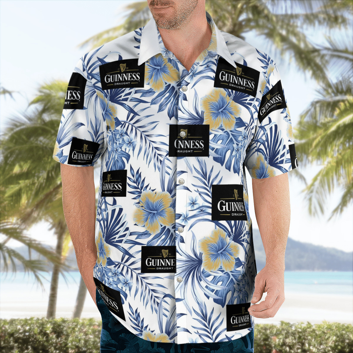 Trending Guinness Hawaiian Shirt Tropical Nature Gift For Best Friend