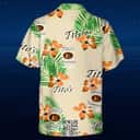 Tito's Vodka Hawaiian Shirt Tropical Flower Pattern