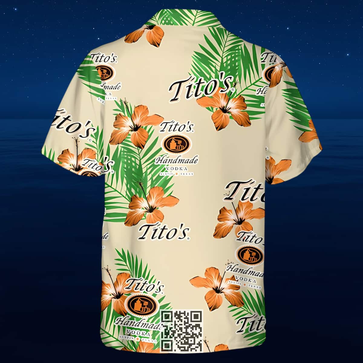 Tito's Vodka Hawaiian Shirt Tropical Flower Pattern Tito's Vodka Hawaiian Shirt Tropical Flower Pattern