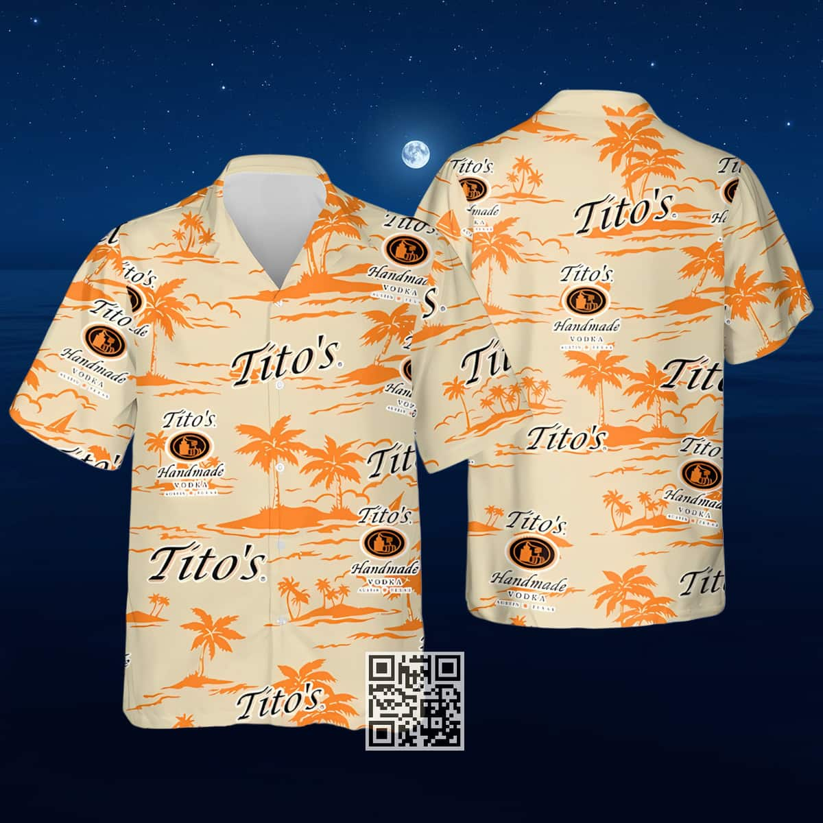 Tito's Vodka Hawaiian Shirt Beach Lovers Gift