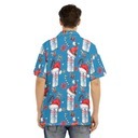 Santa Hats Coors Light Hawaiian Shirt Christmas Gift For Beer Lovers