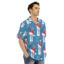 Santa Hats Coors Light Hawaiian Shirt Christmas Gift For Beer Lovers