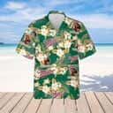 Vintage Miller High Life Hawaiian Shirt Tropical Flower Best Gift For Dad Vintage Miller High Life Hawaiian Shirt Tropical Flower Best Gift For Dad