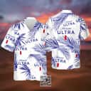 Michelob Ultra Beer Hawaiian Shirt Palm Leaves Pattern Best Beach Gift Michelob Ultra Beer Hawaiian Shirt Palm Leaves Pattern Best Beach Gift