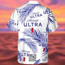Michelob Ultra Beer Hawaiian Shirt Palm Leaves Pattern Best Beach Gift Michelob Ultra Beer Hawaiian Shirt Palm Leaves Pattern Best Beach Gift