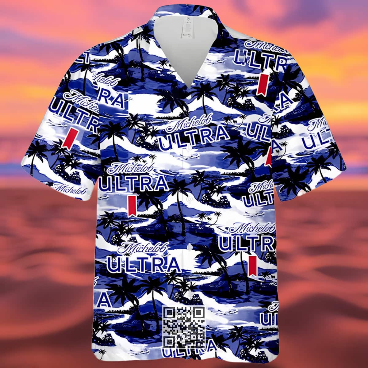 Michelob Ultra Beer Hawaiian Shirt Island Pattern Gift For Beach Trip Michelob Ultra Beer Hawaiian Shirt Island Pattern Gift For Beach Trip