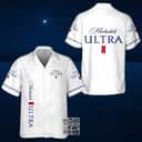 White Michelob Ultra Beer Hawaiian Shirt White Michelob Ultra Beer Hawaiian Shirt