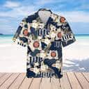 Retro Miller Lite Hawaiian Shirt Tropical Flower Gift For Mom Retro Miller Lite Hawaiian Shirt Tropical Flower Gift For Mom