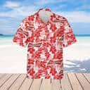 Budweiser Hawaiian Shirt Tropical Flower Beach Gift For Beer Lovers Budweiser Hawaiian Shirt Tropical Flower Beach Gift For Beer Lovers