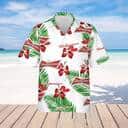 Summer Budweiser Beer Hawaiian Shirt Hibiscus Flower Gift For Beer Drinkers Summer Budweiser Beer Hawaiian Shirt Hibiscus Flower Gift For Beer Drinkers